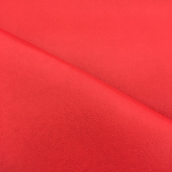 Plain Leatherette RED